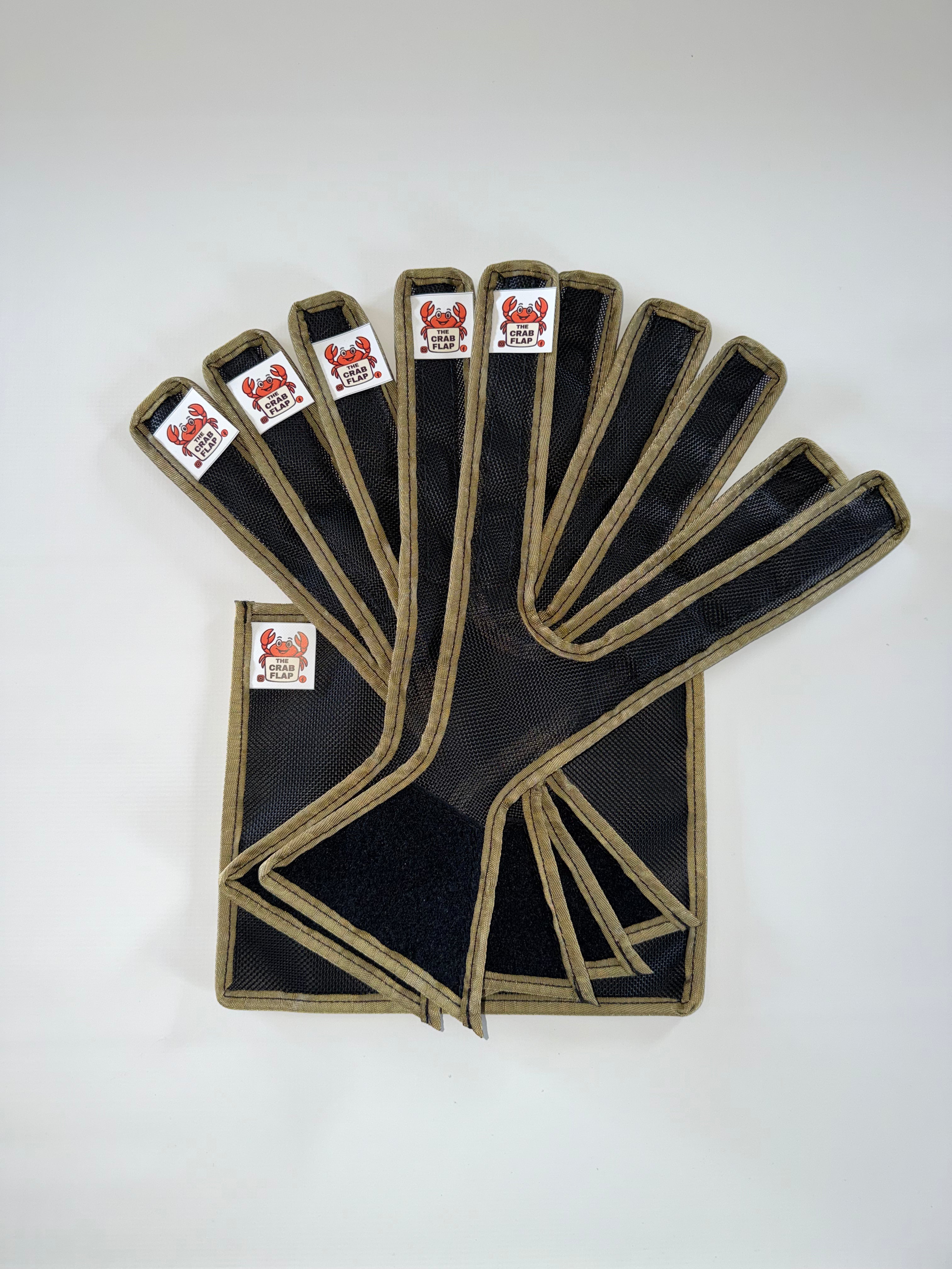 Crab Flap 5 Pack with bag (khaki)