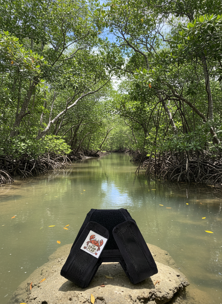 Crab Flap 5 Pack with bag (Black)