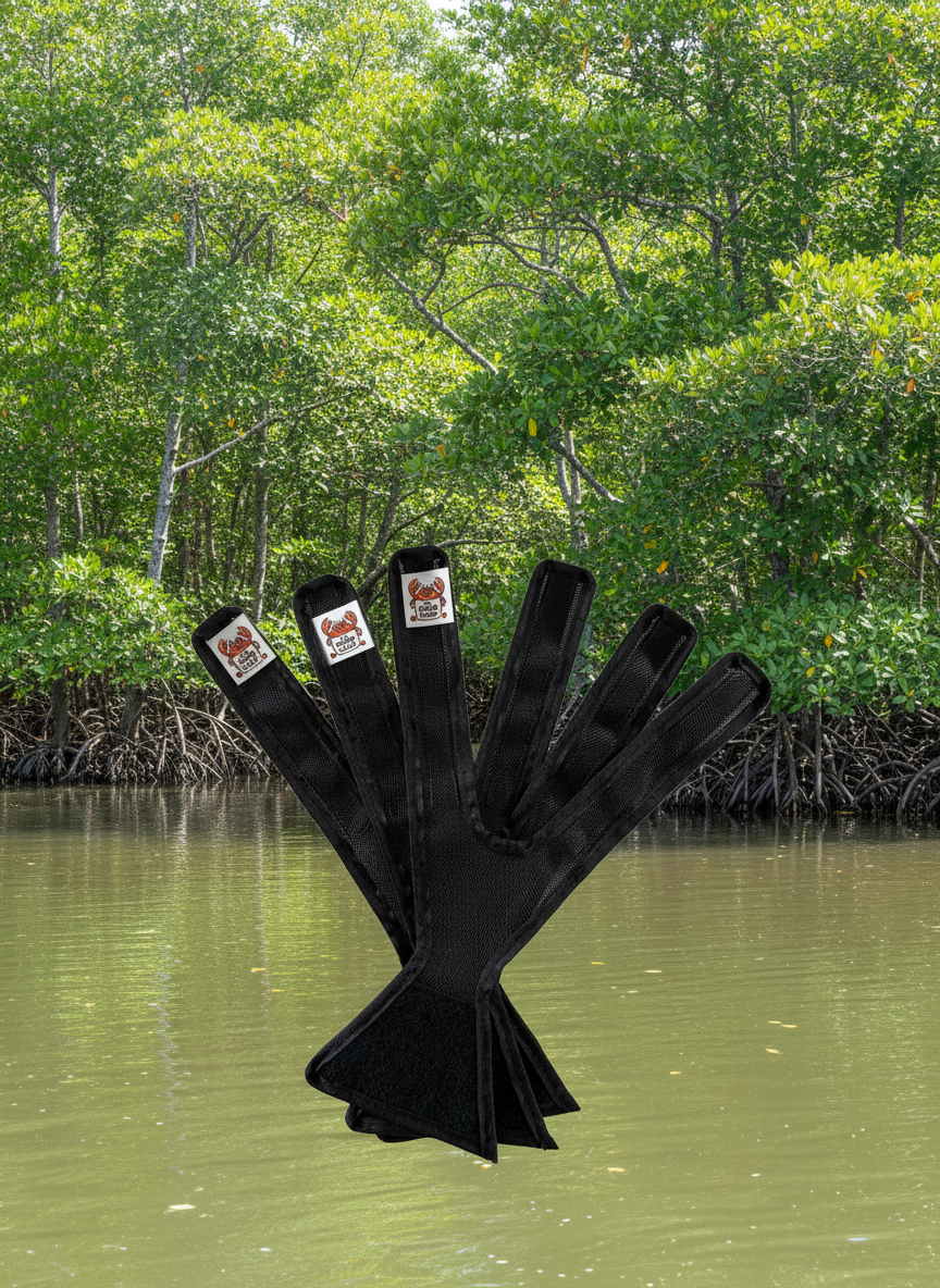 Crab Flap 3 pack (Black)